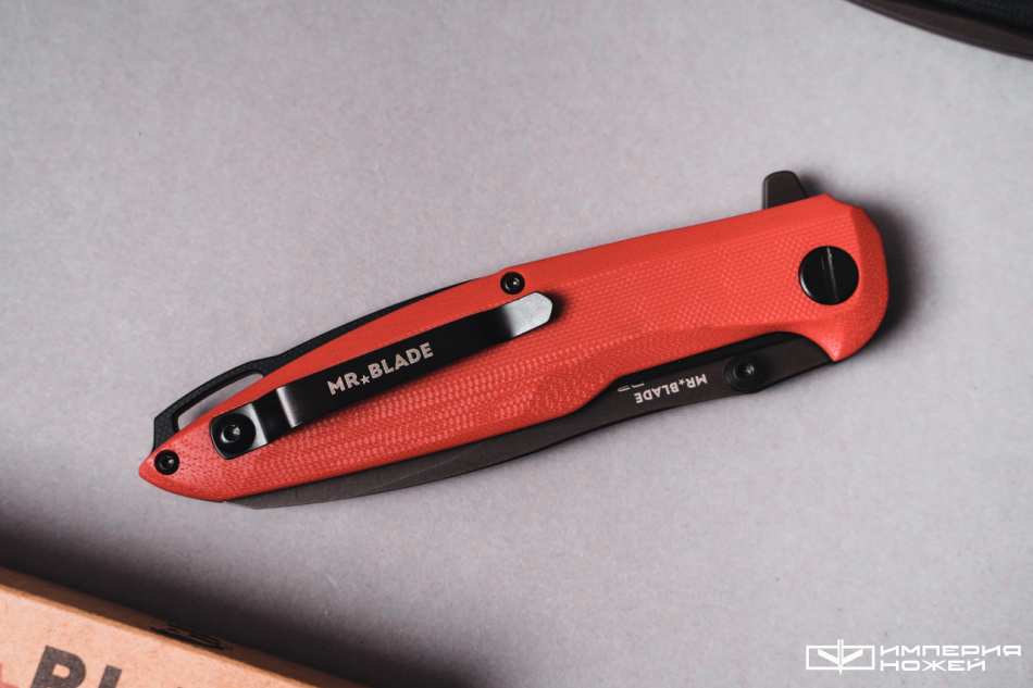 Нож складной Mr.Blade Convair Gen.2 (Black Stonewash, G10 Red) – Mr.Blade фото 4