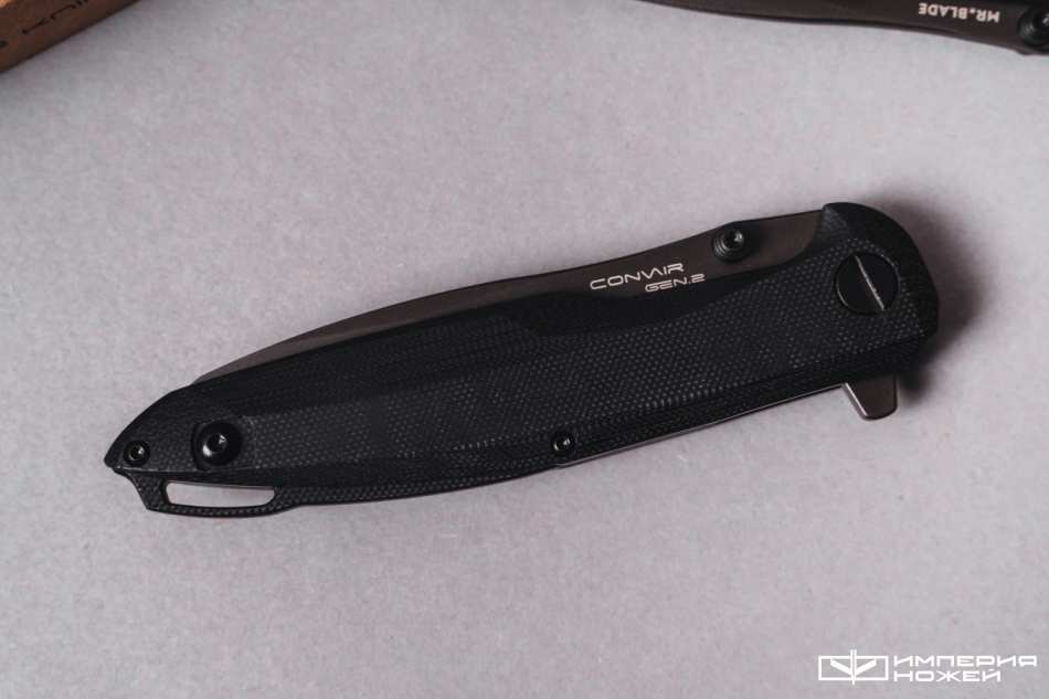 Нож складной Convair Gen.2 (Black Stonewash, G10 Black) – Mr.Blade фото 2