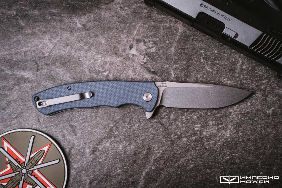 Складной нож Taiga Синий G10 – CJRB фото 2