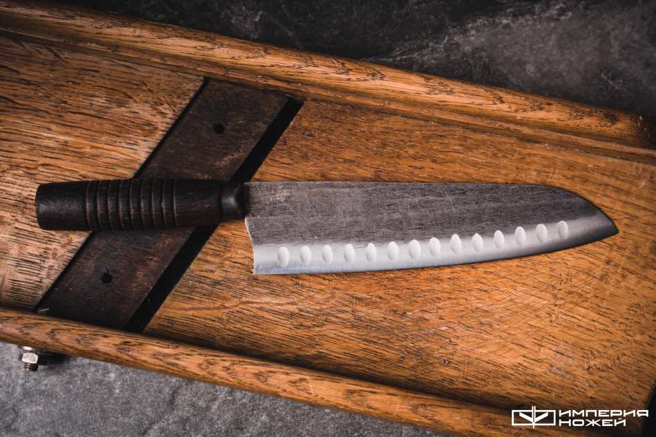 Кухонный нож кованый Santoku H908008 – TUOTOWN фото 2