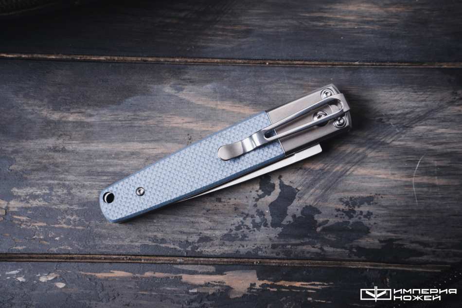 Складной автоматический нож G7211 серый – Ganzo фото 4