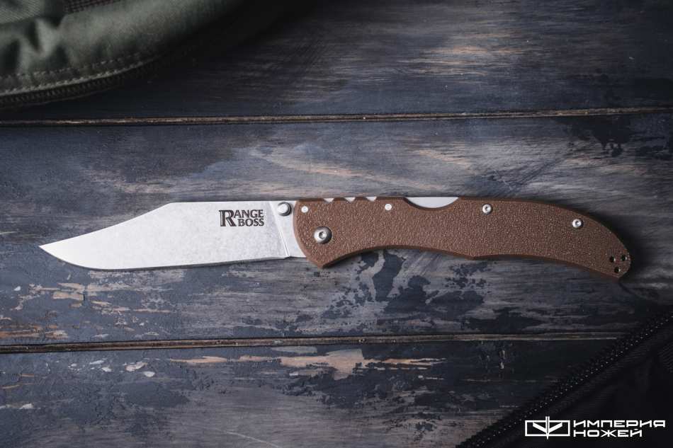 Складной нож Range Boss Flat Dark Earth – Cold Steel