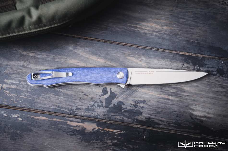 Складной нож Minimus Джинсовая Микарта – N.C.Custom фото 2