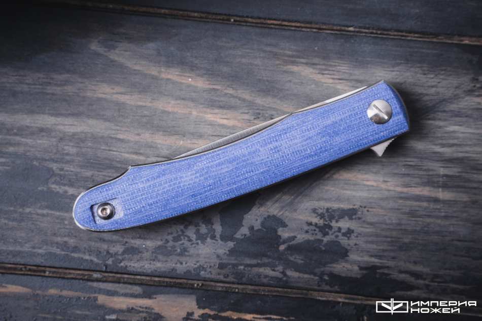Складной нож Minimus Джинсовая Микарта – N.C.Custom фото 3