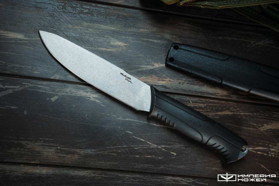 Нож с фиксированным клинком Owl Black – Mr.Blade