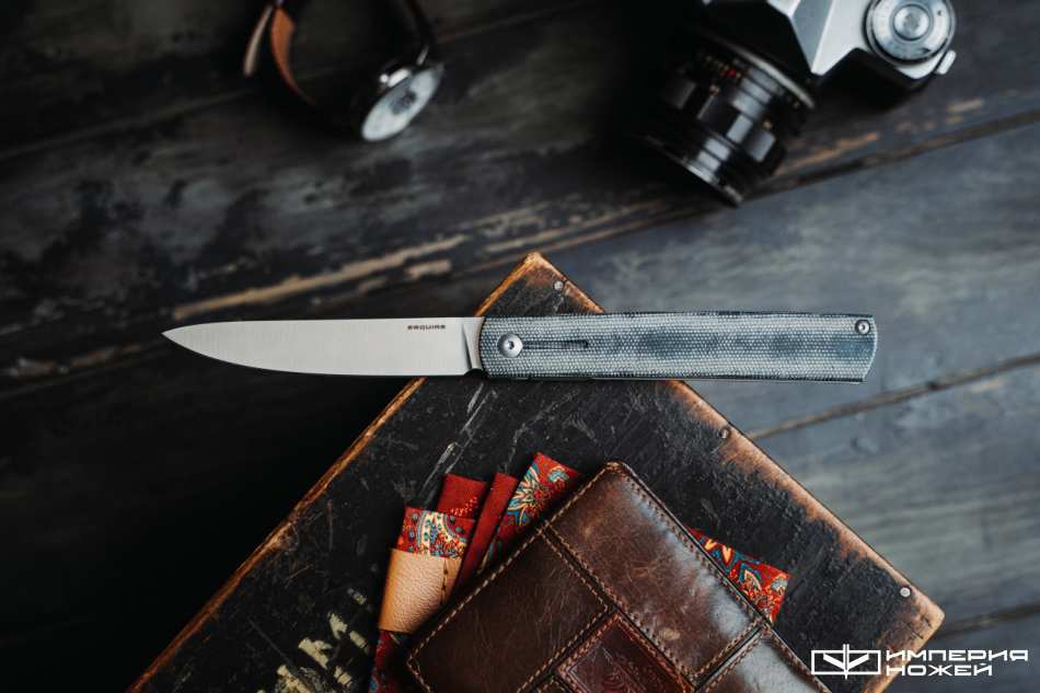 Складной нож Esquire Джинсовая Микарта – Mr.Blade