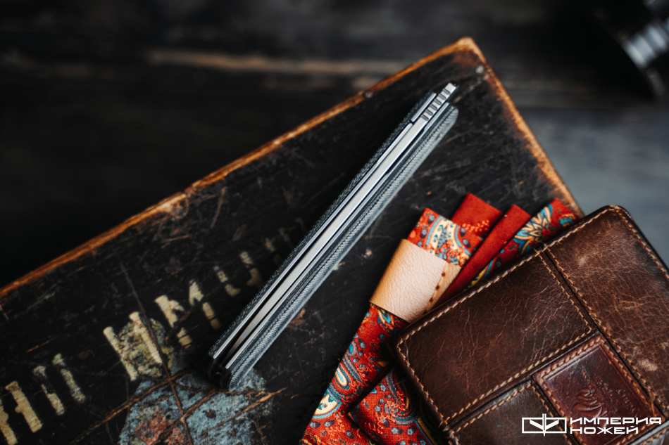Складной нож Esquire Джинсовая Микарта – Mr.Blade фото 4
