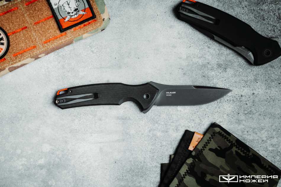 Складной нож HellCat Mini Red/Black (Красный/Черный) – Mr.Blade фото 2