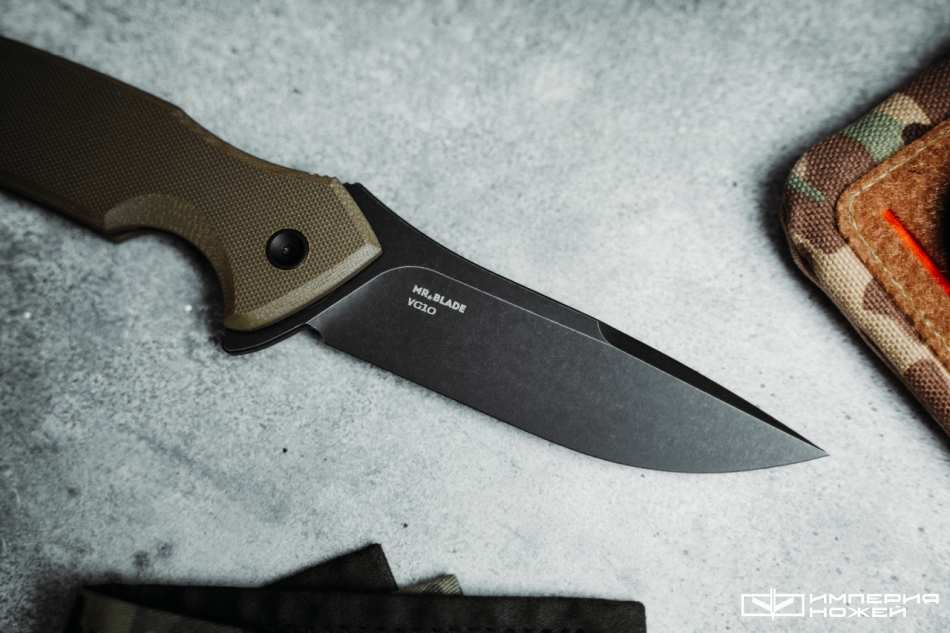  Складной нож HellCat Olive/Black (Оливковый/Черный)  – Mr.Blade фото 4