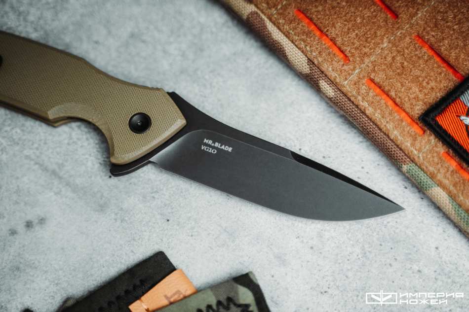  Складной нож HellCat Mini Olive/Black (Оливковый/Черный)  – Mr.Blade фото 3