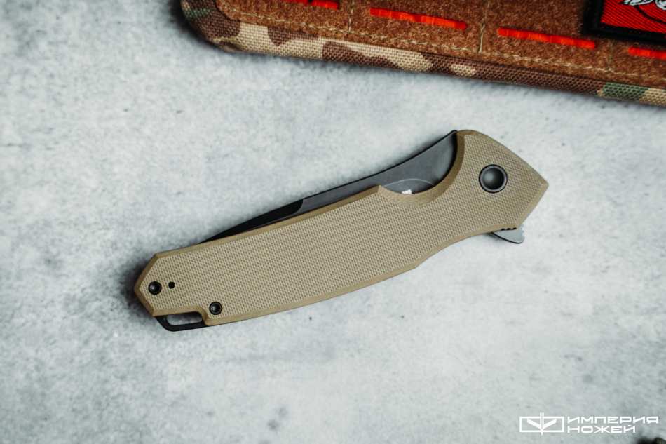  Складной нож HellCat Mini Olive/Black (Оливковый/Черный)  – Mr.Blade фото 5