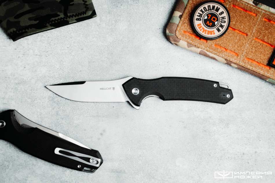  Складной нож HellCat Mini Satin/Black (Сатин/Черный)  – Mr.Blade