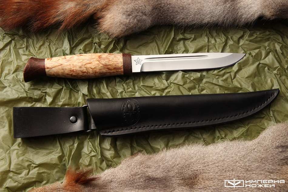 нож Финка-3 Карельская береза – Златоуст АиР фото 3