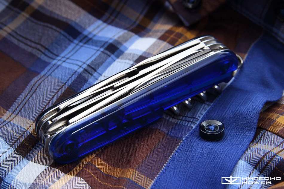 складной нож Huntsman Blue – Victorinox фото 2