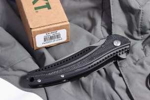 CRKT складной нож Onion Ripple Alum Blk/Pol Rzr K415KXP