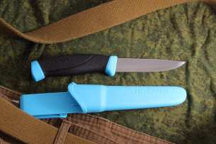 Morakniv нож туристический Companion Blue нержавеющая сталь