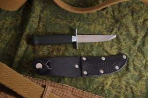 Morakniv нож Scout 39 Safe Black нержавеющая сталь