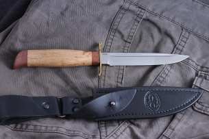 Zlatoust AiR нож Финка-2 вача карельская береза 