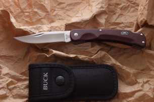 Buck складной нож EcoLite Red 110 Paperstone Handle 0110RDS1-B