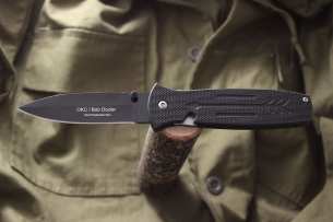 Ontario Нож складной Bob Dozier Arrow Black Blade D2 9101