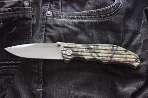 Ontario Нож складной Camo Folder 8799