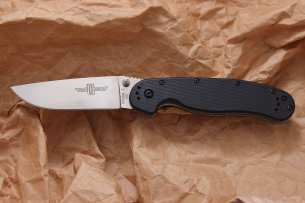 Ontario Нож складной RAT-1 Satin Blade Black Handle D2 8867