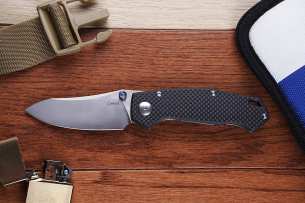Custom Knife Factory НОЖ ИЗ СТАЛИ BOHLER M390 складной нож MKAD Farko (титан, G10)