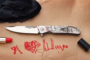 Mr.Blade НОЖ ИЗ СТАЛИ M390 Нож KEEPER Лабутены авторской работы