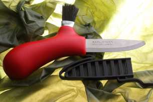 Morakniv нож Morakniv для грибов нержавеющая сталь красный