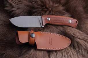 Lion Steel Шкуросъемный Охотничий нож с фиксированным клинком M3 Santos Wood