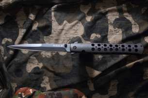 Cold Steel Дамасский складной нож Ti-Lite 6 black CPM-S35VN