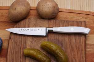 Arcos  Нож для чистки 10 см с белой рукояткой