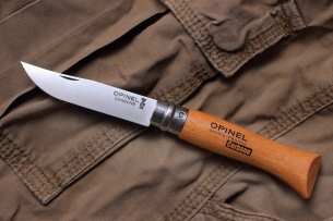 Opinel Opinel №6, углеродистая сталь, бука, блистер