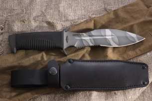 Melita-K нож Каратель (модификация Взмах-1) резина камуфляж