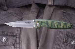 Mcusta Складной нож Damascus Basic Folder Green MC-0011D