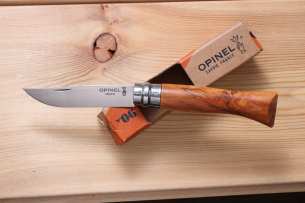 Opinel Раскладной нож Opinel №6, нержавеющая сталь, рукоять из оливкового дерева в картонной коробке
