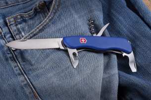Victorinox Для охоты и рыбалки Складной швейцарский нож Nomad blue