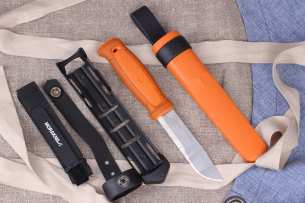Morakniv нож Kansbol Burnt Orange Multi-Mount