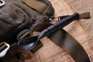 Ka-Bar Вилка - нож пластик Tactical Spork KA9909