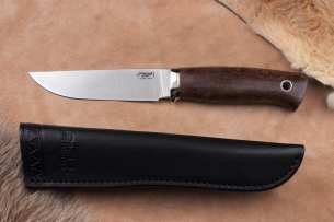 YUzhnyiy Krest НОЖ ИЗ СТАЛИ M390 Джек Карельская береза Кофе