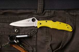 Spyderco Складной нож Spyderco Pacific Salt 2 желтый
