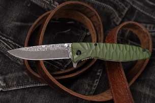 Ganzo Складной туристический нож Ganzo Firebird F620 зеленый (травление)