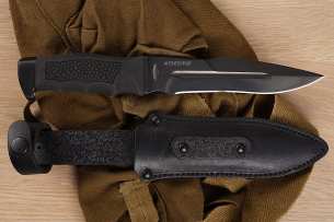Melita-K Тактический нож Антитеррор резина черный