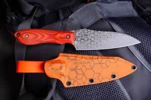 Brutalica Нож с фиксированным клинком Пон-Т orange limited