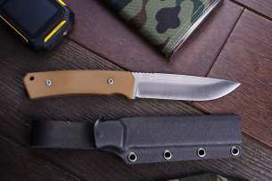 Owl Knife нож Barn-F N690 tan