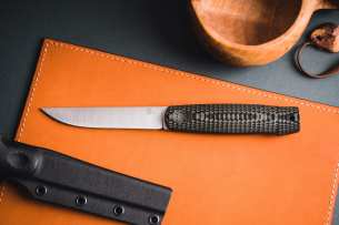 Owl Knife Нож с фиксированным клинком North-F Сучок M390 Black/Olive G10