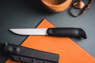 Owl Knife Нож с фиксированным клинком North-F Грибок N690 Black G10