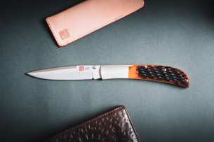 Al Mar Knives Складной нож Eagle Honey Jigged Bone