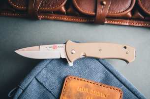 Al Mar Knives Складной нож S.E.R.E. 2020 Tan
