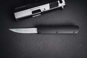 Boker Автоматический фронтальный выкидной нож Kwaiken OTF Black